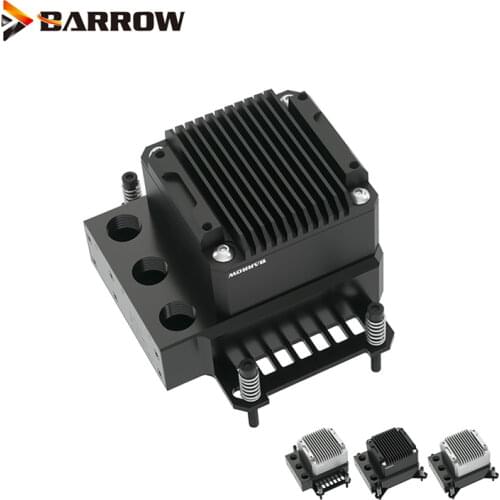 Barrow POM Custom Computer Liquid Loop Kit ,INTEL ,AMD AM3 AM4,X99 X299 CPU Water Block With Water Tank 17W PWM Pump LTPRP-04