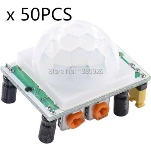 Free shipping 50PCS/LOT HC-SR501 HCSR501 SR501 human infrared sensor module Pyroelectric infrared sensor