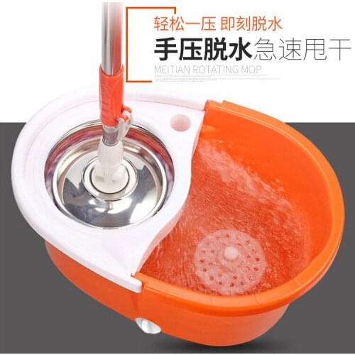 Household dragging daily necessities, rotary mops, cleaning mops, barrels, rotating double drive, hand pressure, magic wipe