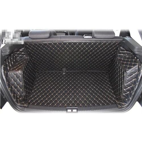 Good quality! Special trunk mats for Skoda Fabia 2016-2008 wear-resisting cargo liner boot carpets for Fabia 2014,Free shipping