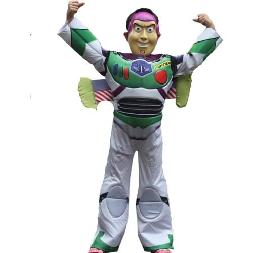 Boy Toys--Story Buzz Cosplay Costume Lightyear Kids Costume Halloween Costumes Muscle Carnival Costume Birthday Party Gift