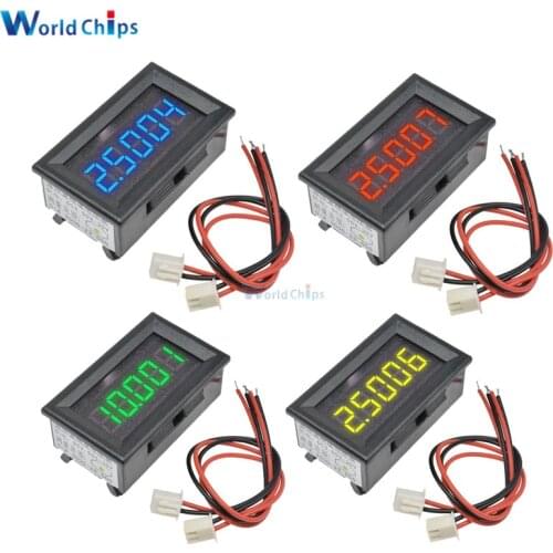 Red/Blue/Green/Yellow 5 Digit DC 0-4.3000-33.000V Precision Digital Volt meter Voltage Panel Digital Voltmeter Meter