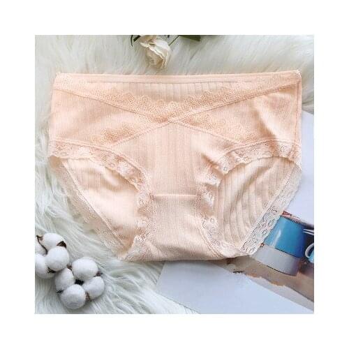 Hot Sale 1 Pcs Cotton Underwear Panties for Women Fashion U-shaped Low Waist Briefs Sexy Intimates Panties