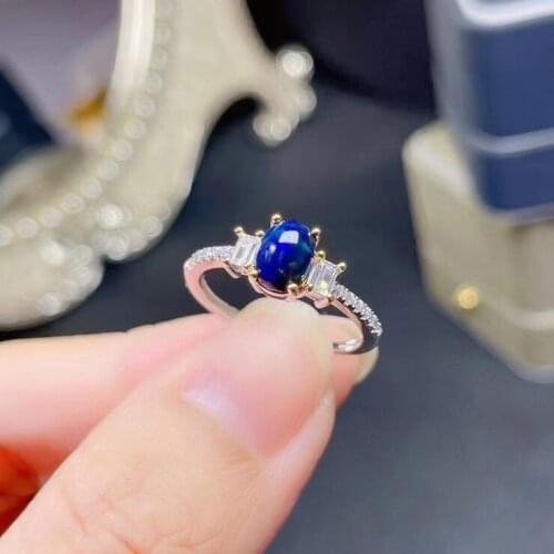 The Best Birthday Gift 100% Natural and Real Tanzanite Ring 925 sterling silver Ring