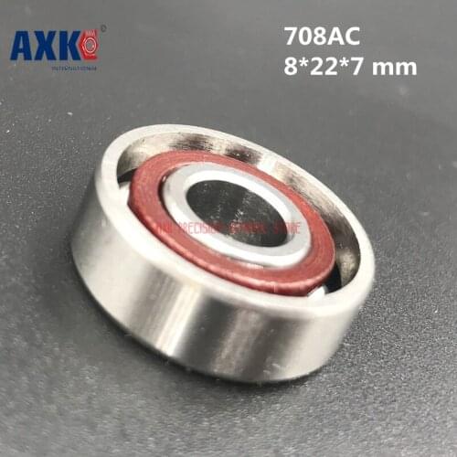 2019 New Arrival Sale High Quality 1pcs 8mm 708ac/p5 708 708ac 8*22*7 Mm Spindle Angular Contact Ball Bearings Super Precision