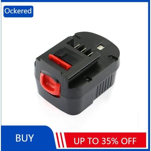 Ockered 12V 3000mAh NI-CD Replacement Battery for Black&Decker A1712 FS120B FSB12 HPB12 A12 A12-XJ A12EX FS120B FSB12 L50