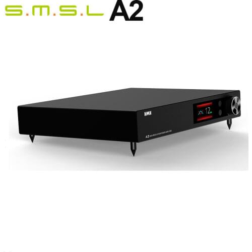 SMSL A2 Power Amplifier Hi-Res Support Bluetooth 32Bit/768kHz DS512 Max 200W Power Amp Multiple EQ modes Subwoofer pre-output