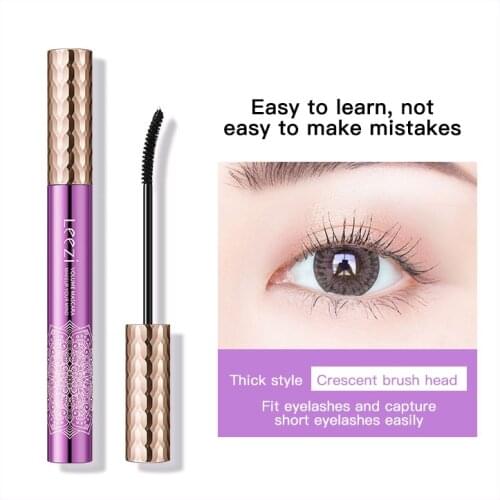 Mascara Eyelashes Makeup 4D Silky Eyelashes Lengthening Sexy Fashion Eye Cosmetics Waterproof Dramatic Volume Mascara QBMY