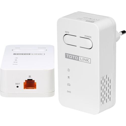 TOTOLINK Extensor Adaptador work as AP 100Mbps over Powerline Wired router Homeplug AV PLW350 Ponte Metros de Cobertura