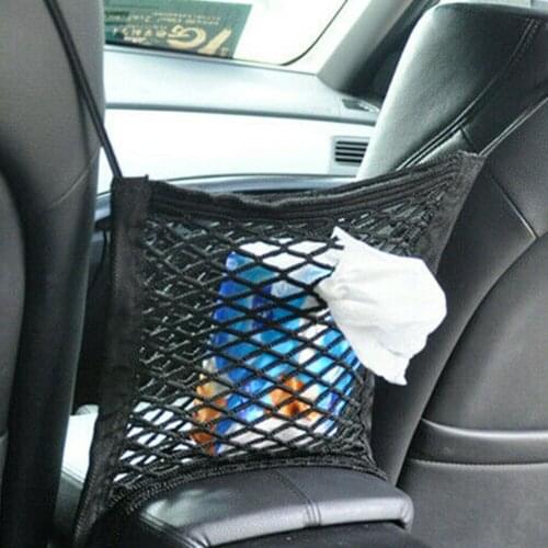 Universal Car Trunk Storage Net Bag Cargo Elastic String Net Car Seat Back Mesh Organizer Holder Car Accessories