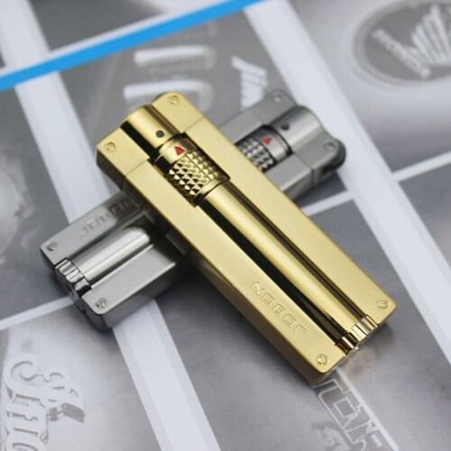 High-end Metal Butane Gas Lighter Special Creative Advanced Electronic Boutiqu Turbo Lighter Cigarette Holiday Gift For Men