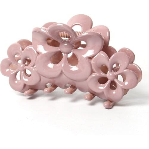 Hair Claw Crabs For Women Flower hair Claw Clamps Plastic Crab For Hair Ponytail Catching Clamps Disc Hair Style Hairwear