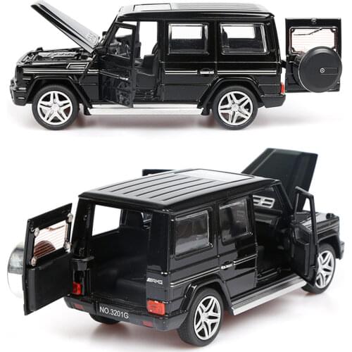 1/32 Alloy Pull Back Model Car Models G65 SUV AMG Toy Metal Collection Car With Sound Light Children Gift Office Home Decoration