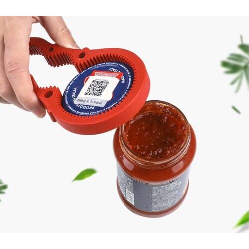 1 PC Portable Opener Multi Purpose Jar Lids Bottle Cap Grip Rubber Opener Tool Pop Bottle Jar Home Kitchen Gadgets Twist