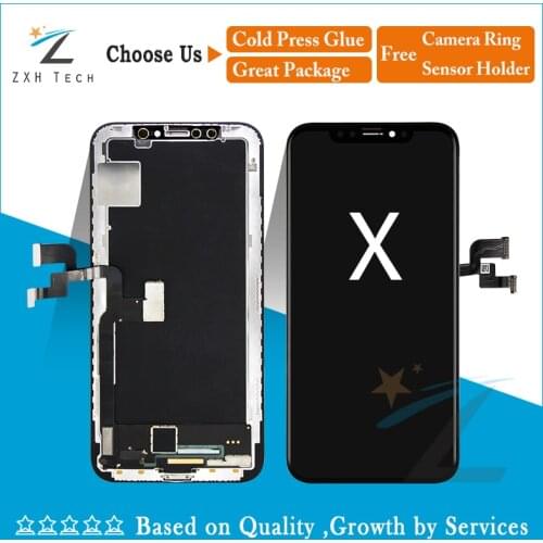 3PCS/LOT 3D Touch Screen OEM For iPhone OLED LCD Display Pantalla Digitizer Assembly Replacement No Dead Pixel & Perfect Color
