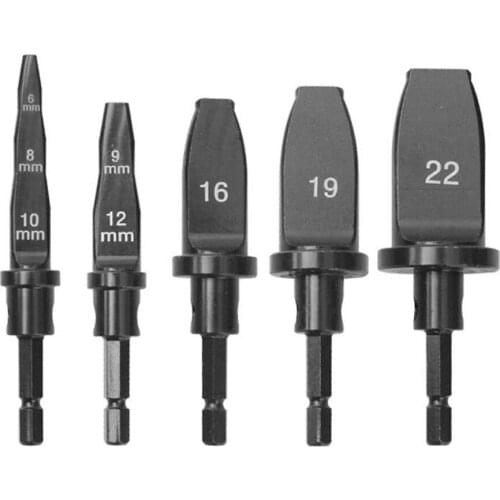 5PCS Tube Pipes Expander Utility Tool Swaging Tools Air Conditioner Copper Pipes Expand 10/12/16/19/22mm Utility Tool Set