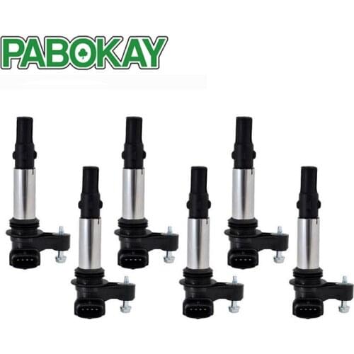 6 x Ignition Coil For Holden Commodore Adventura Crewman VZ Caprice WL Rodeo RA HB H9 H7 3.6L 12583514 12566569 0221604104 UF375