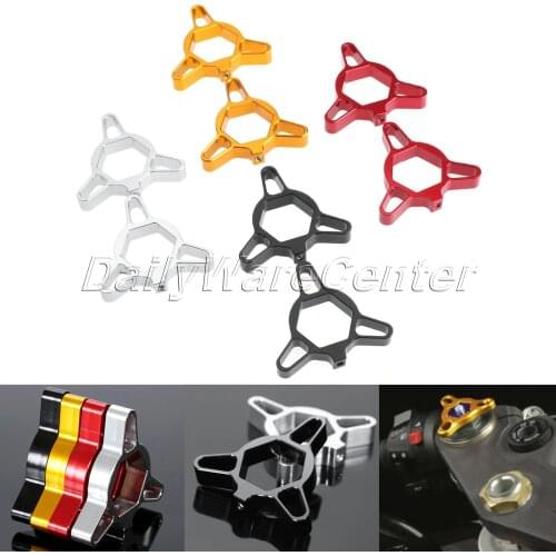 Mgoodoo 2x Motorcycle CNC Aluminum Fork Preload Adjusters 19MM for Honda CBR 600RR 1000RR CB1000R Suzuki GSXR 600 750 BMW F800GS