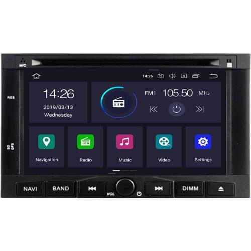 2 DIN Android 10 4+32G CAR Audio DVD player FOR PEUGEOT 3008 5008 Partner Citroen Berlingo gps Multimedia head device WIFI DAB