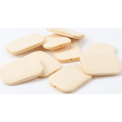 5Pcs Natural Slice of bread Wooden Round Loose Spacer Beads for Jewelry Making Diy 27x37mm 2018 New KL134-RH