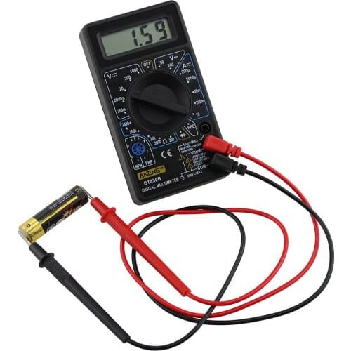 DT830B AC/DC LCD Digital Multimeter 750/1000V Voltmeter Ammeter Ohm Tester High Safety Handheld Meter Digital Multimeter 123
