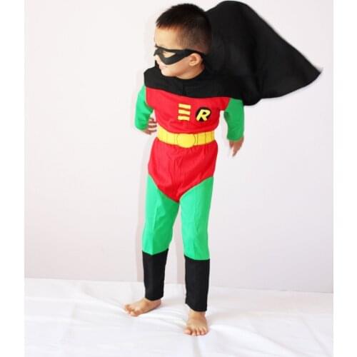 Boy Costume Halloween Costume For Kids Muscle Cosplay Costume Children Top+Pants Clothing Set
