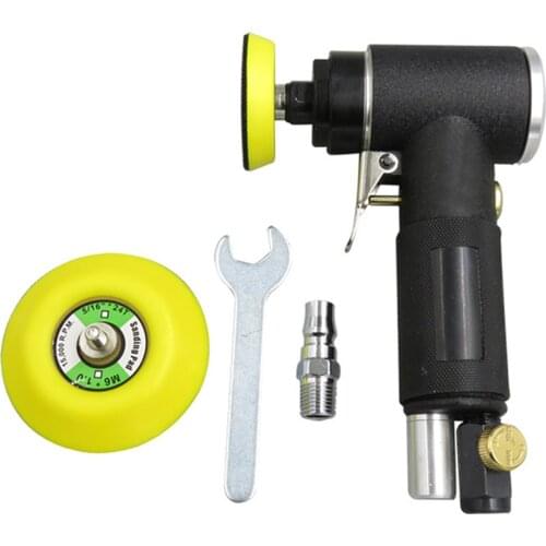 Mini Air Sander 2 Inch 3 Inch Pneumatic Sander High Speed Air-operated Polisher Waxer Polishing Machine for Furniture Surface