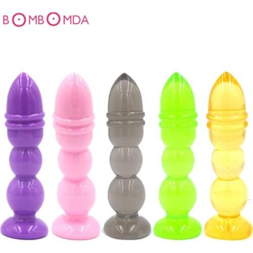 Soft Silicone Anal Beads Prostate Massage Anal Plug Sex Toys Vibrator Anal Plug Female Man Masturbation Erotic Sex Toys Sex Shop