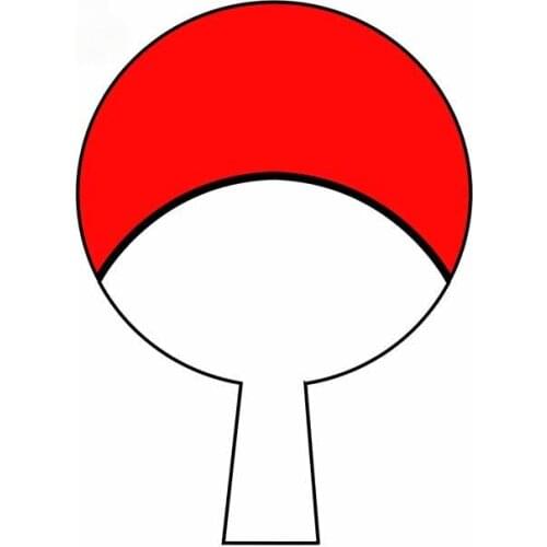 LLY-0881 Personality Car Sticker Ninja Uchiha Clan Symbol Modeling Decal PVC Auto Motorcycle Personality Waterproof Anime Decals