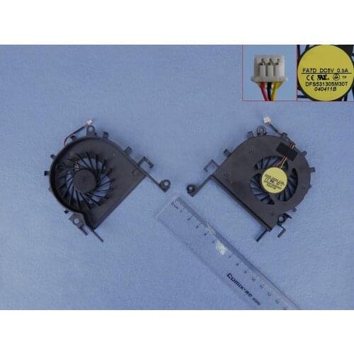 New Laptop Cooling Fan for Gateway E732 E732G Original P/N DFS531305M30T AB7305HX-G03 CPU Cooler Radiator