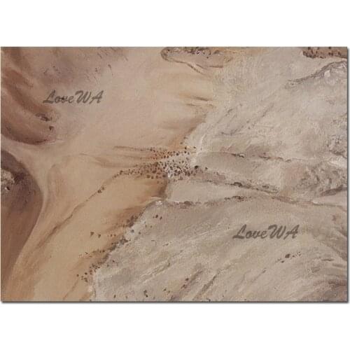 Heavy Texture Pure Hand Painted Thick Oil Painting Brown Designs Wall Hanging Decorative Cheap Canvas Art For Hotel Wall Decor