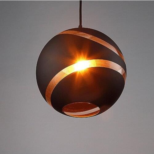 Industrial Retro Pendant Lights Glass Led Hanging Lamp for Dining Room Restaurant Bar Light Fixtures E27 Luminaire Loft Hanglamp