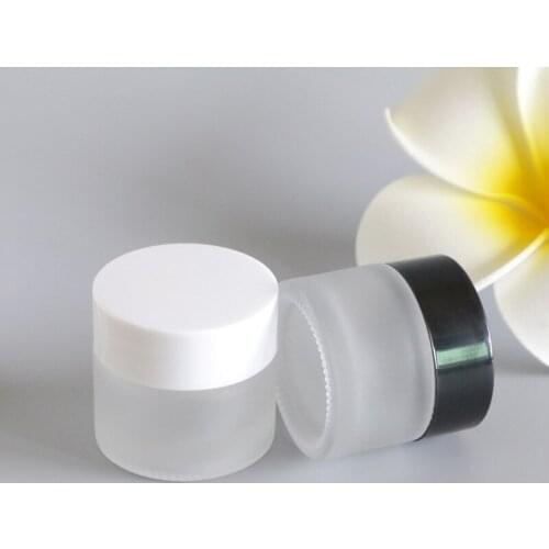 10G Empty Glass Cosmetic Skin Care Cream Container Eye Face Feet Beauty Mask Lotion Packaging Jars Refillable Bottles 12pcs/lot