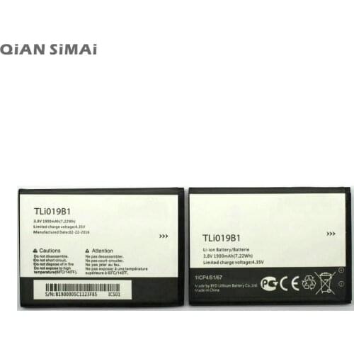 QiAN SiMAi TLi019B1 TLi019B2 1900mAh Battery for ALCATEL One touch POP C7 OT-7041 7041D Dual CAB1900003C2