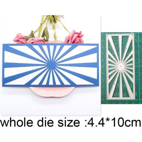 Sunshine Background Frame Metal Cutting Dies Stencils for DIY Scrapbooking dies Paper Album Cards Embossing Dies Cuts craft dies