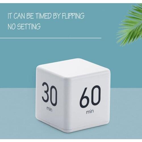 Square Cube Timer Gravity Sensor Countdown Reminder Time Management for Student Learning Timer Electronic Rollover Timer таймер