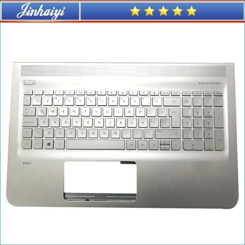 Laptop upper cover for HP ENVY 15-AE 15-AH M6-P113DX palm rest keyboard backlit Latin