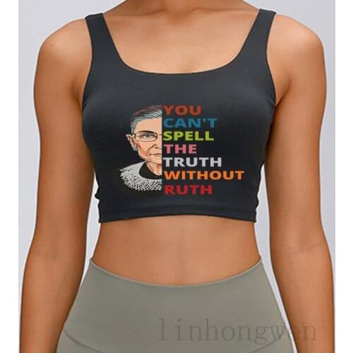 You Cant Spell The Truth Without Ruth Rbg Baden Tank Top Outfit Summer Style Women Plus Size 5xl Natural Designing Crop Top Vest