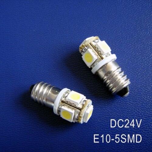 High quality DC24V 1W E10 led dashboard warning indicator,led instrument light,E10 LED Lamp Bulb Lights free shipping 20pcs/lot