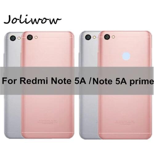 Rear Back Housing for Xiaomi Redmi Note 5A Back Cover Battery Door +Power Voluem Button for Redmi Note 5A prime Battery Cover