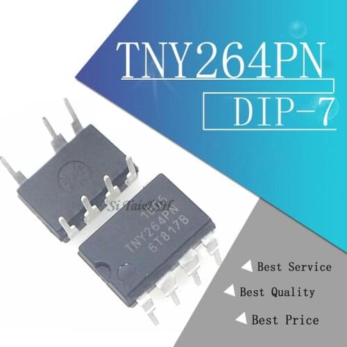 10PCS TNY264PN DIP7 TNY264 DIP TNY264P DIP-7 264PN new and original IC