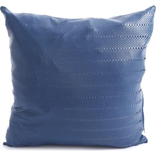 100% real leather comfortable and soft square pillow hotel home living room bedroom sofa car seat decorative ornament pillow