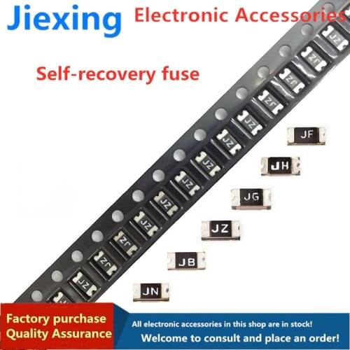 100pcs SMD PPTC recoverable/recoverable fuse 1206 1A 1.1A 6V 8V 16V 24V 30V