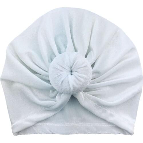 20 Pcs/Lot, Hot Sale Velvet Baby Hat Girls Donut Winter Baby Beanie Cap Kids Turban Hats Spring Baby Girl Hat Photography Props