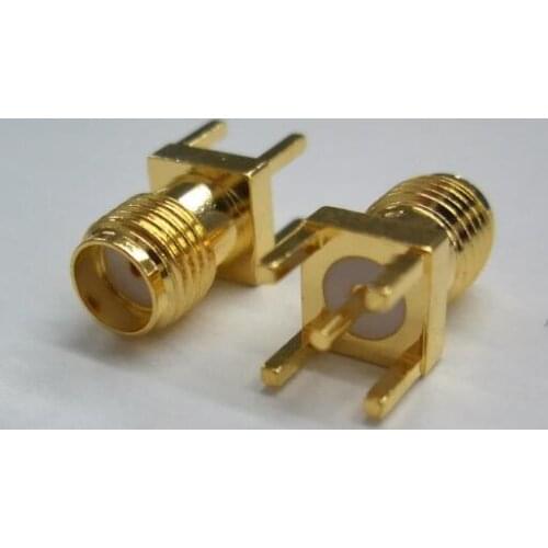 5PCS/Lot SMA-KE SMA Female RF Antenna Connector External thread/inner hole/Straight 4PIN