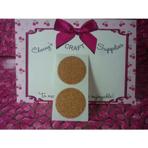 5cm Bronze Gold Glitter Starburst Stickers