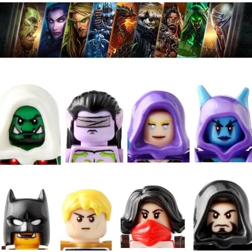 8pcs WOW Vanessa Vancleef Jaina Proudmoore Rexxar Remar Medivh Thrall Building Block Mini Man Toys Figure Minifigs