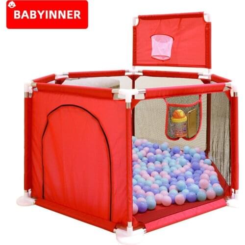Baby Inner Playpen for Children Indoor Game Fence for Infant Safety Barrier Baby Playground Ball Pool Basketball Field 0-6 Y