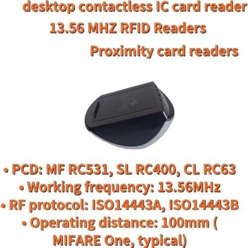 13.56MHz CL RC632 RFID IC Wireless Module Card Reader Writer Module Mifare RC531 SPI Writer Reader IC Card Proximity Module