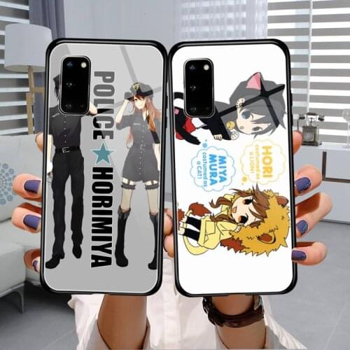 Hori san to Miyamura kun Anime Phone Case Tempered Glass For Samsung S20 Plus S7 S8 S9 S10E Plus Note 8 9 10 Plus A7 2018